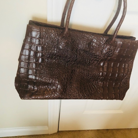 alligator tote bag